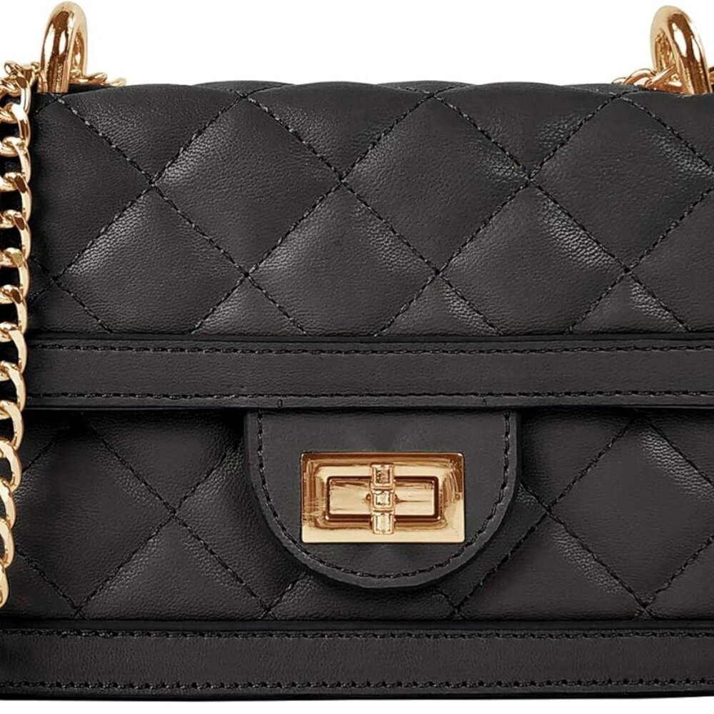 Small Quilted Crossbody Bag, Trendy Designer Mini Shoulder Bag, Phone Wallet Pur